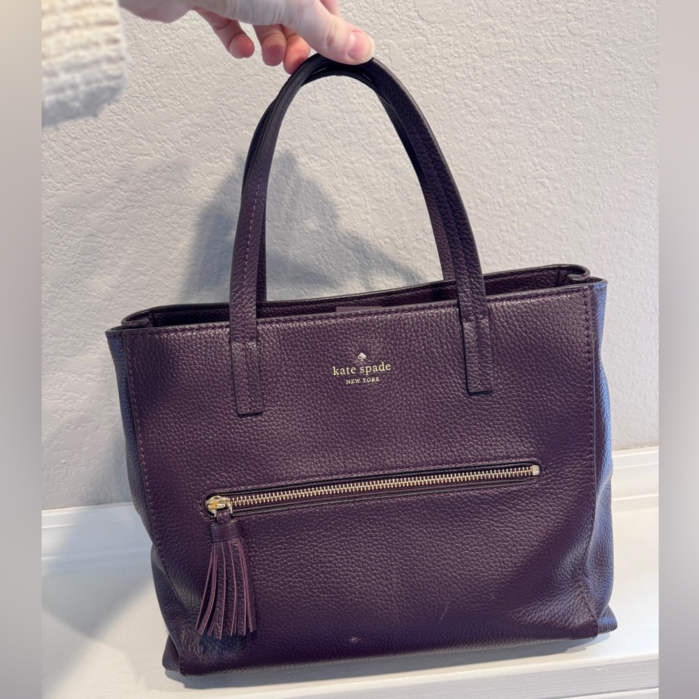 Kate Spade Purple Shoulder Crossbody Bag Tote